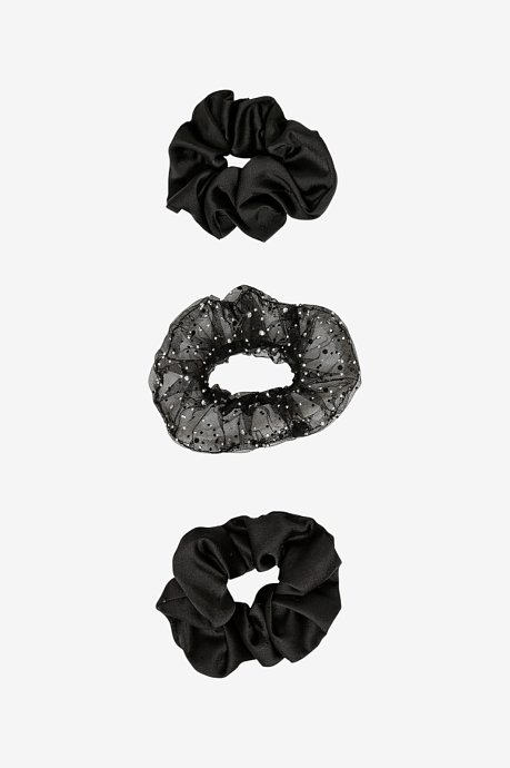 Σετ 3 scrunchies λαστιχάκια μαλλιών με στρας