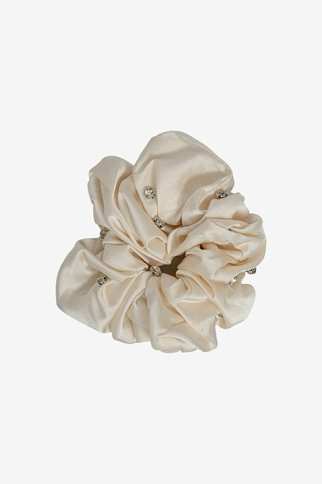 Scrunchie λαστιχάκι μαλλιών με στρας