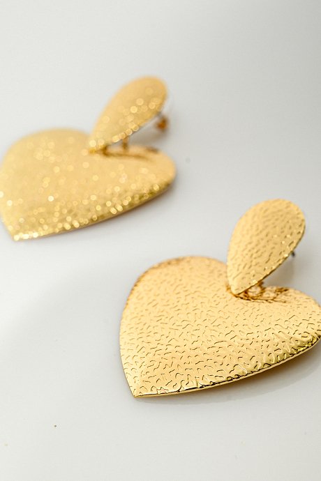 Σκουλαρίκια σε σχήμα καρδιάς
