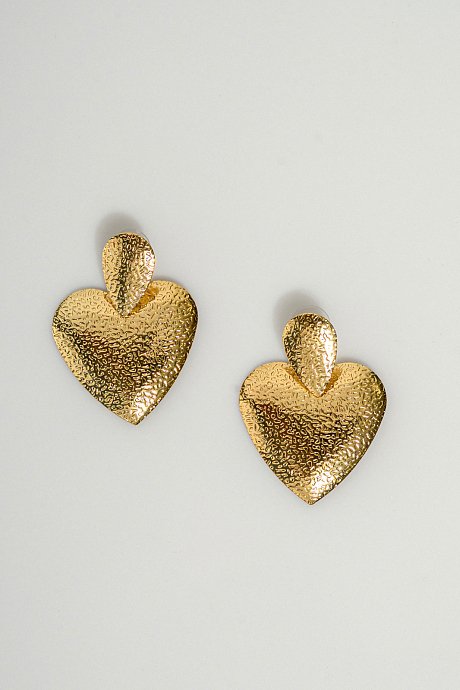 Heart- shaped earrings