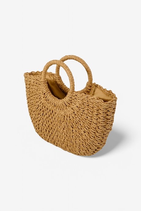Ψάθινη τσάντα χειρός shopper