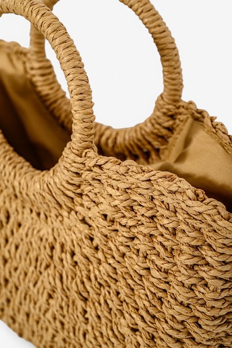 Ψάθινη τσάντα χειρός shopper