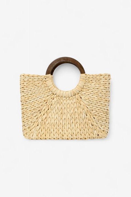 Ψάθινη τσάντα χειρός shopper
