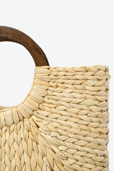 Ψάθινη τσάντα χειρός shopper