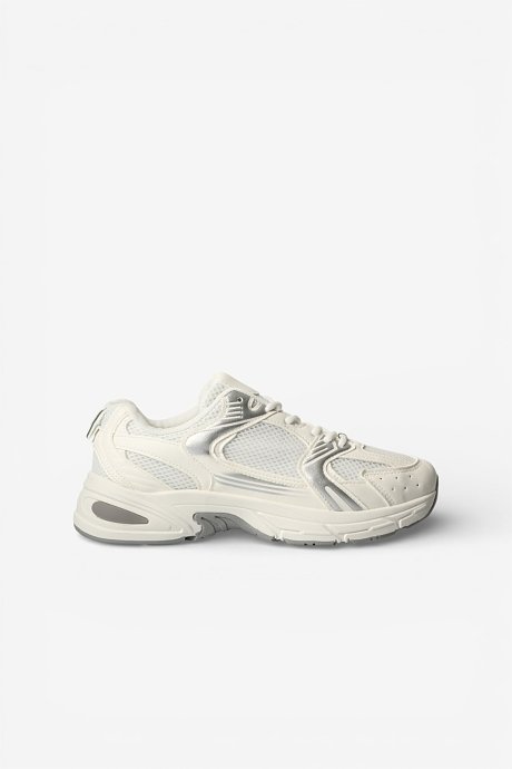 Chunky sports sneakers with silver details